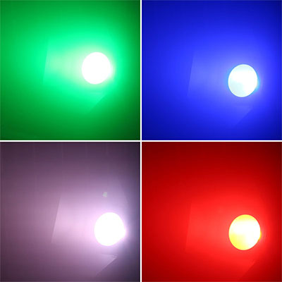 Lighting Effect for 1x200W COB LED RGBWA Par Light